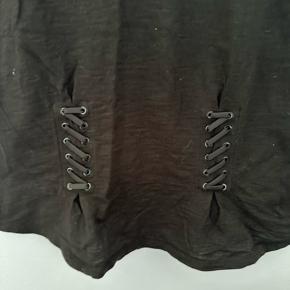 Black crop shirt never worn